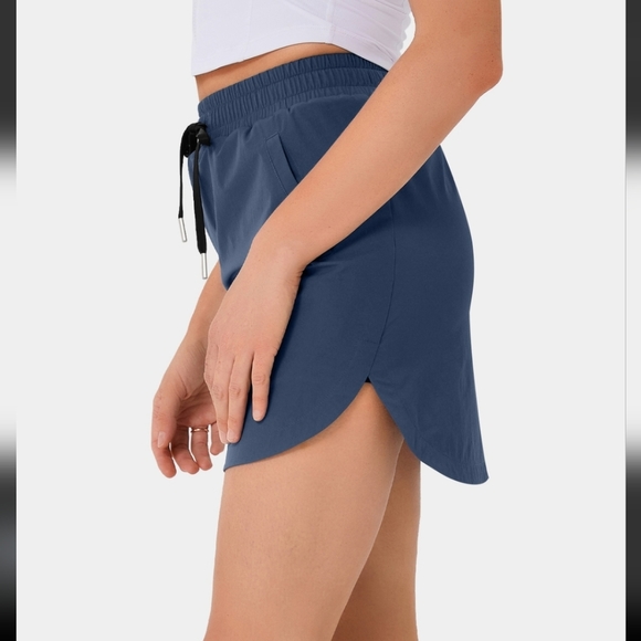 💚HP💚NWT HALARA HW Drawstring Side Pocket 2-in-1 Curved Hem Mini Golf Skirt - Picture 12 of 13